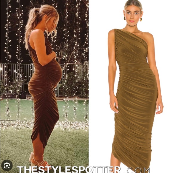 Norma Kamala Diana gown in Saddle - Picture 5 of 5